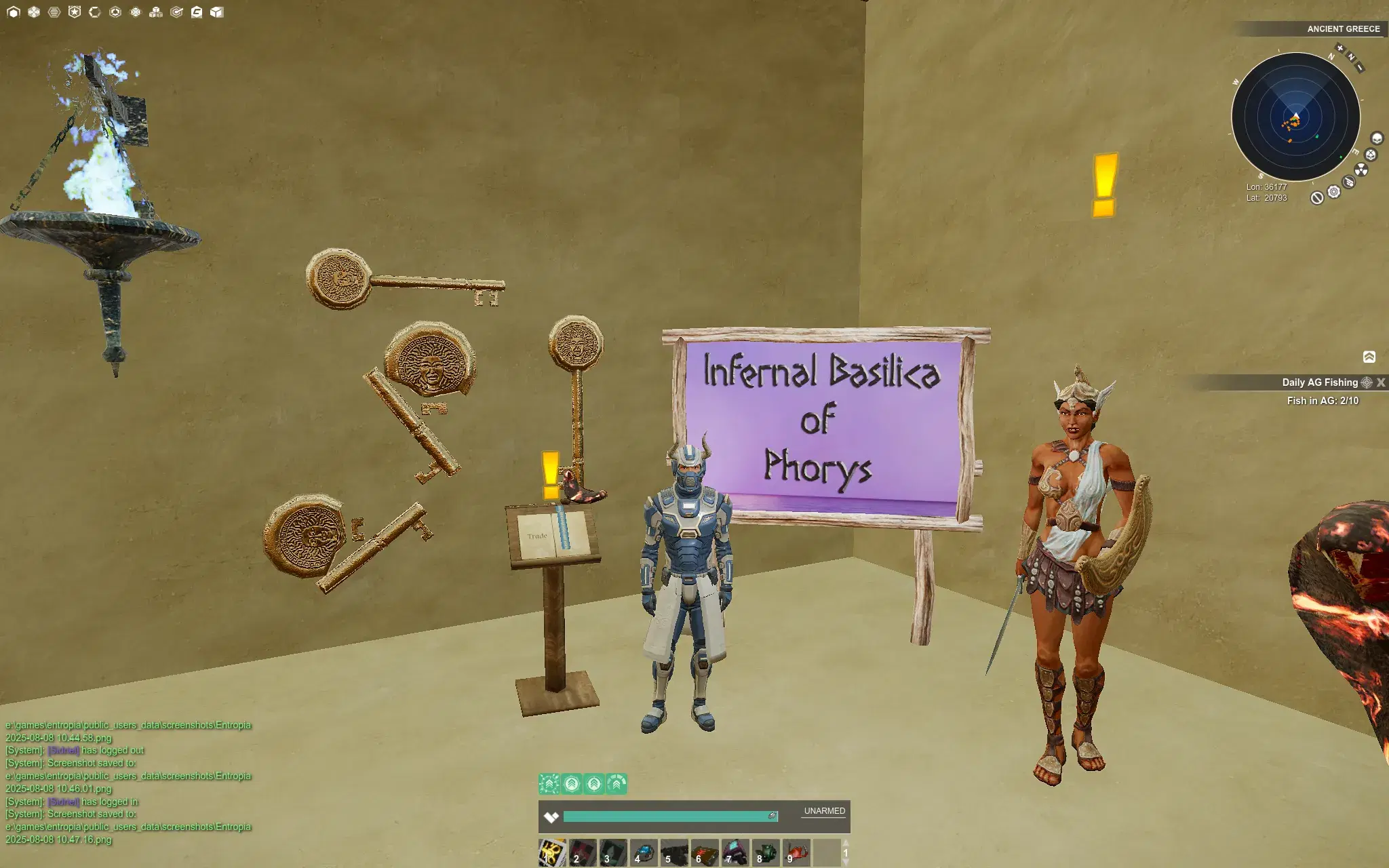 Amazon NPC in Ancient Greece