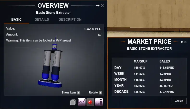 Basic Stone Extractor dropped by Snablesnots