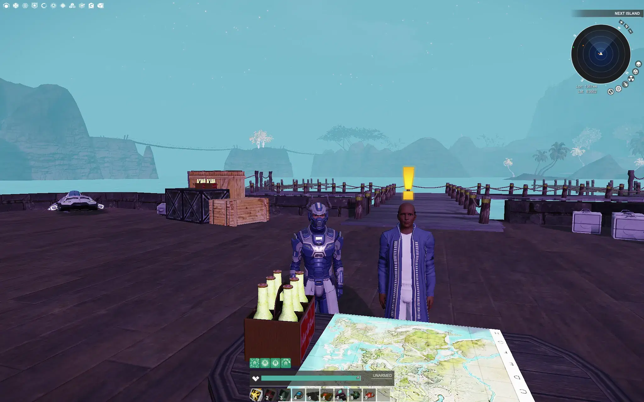 The Cartographer NPC near Crystal Peak