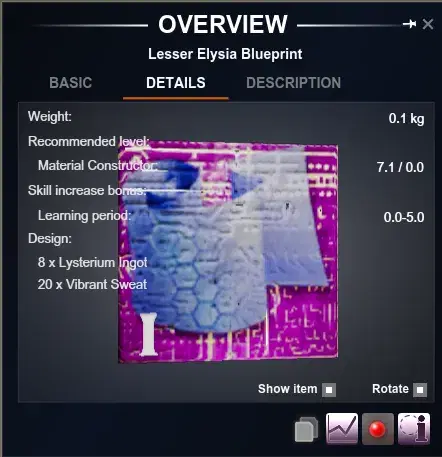 Lesser Elysia Blueprint