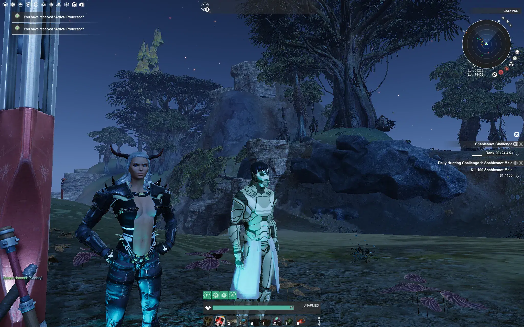 NPC for daily missions in Camp Icarus