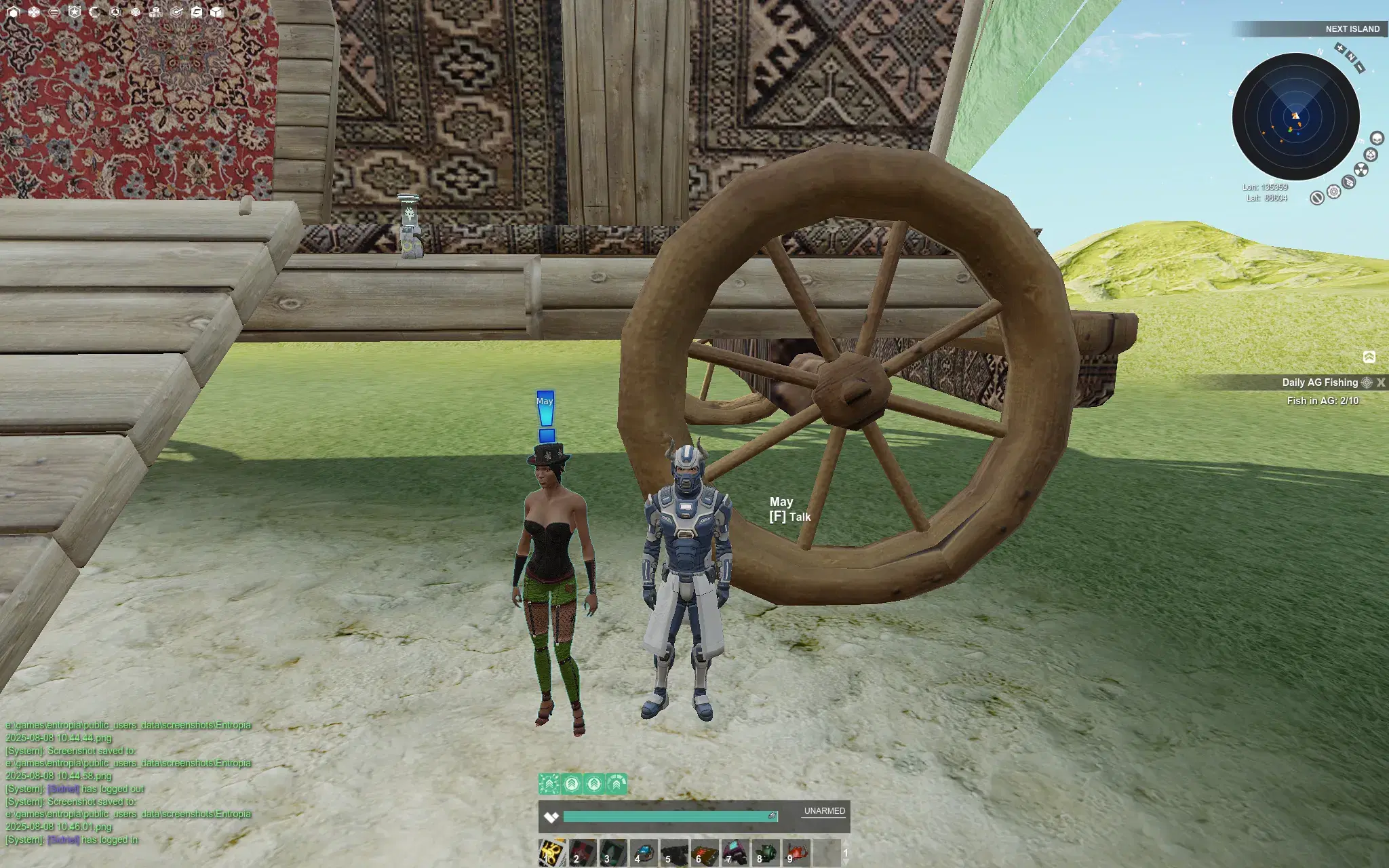 NPC for Tailor Daily Crafting in Tanzanite View