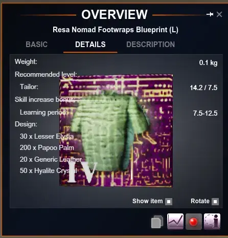 Resa Nomad Footwraps Blueprint