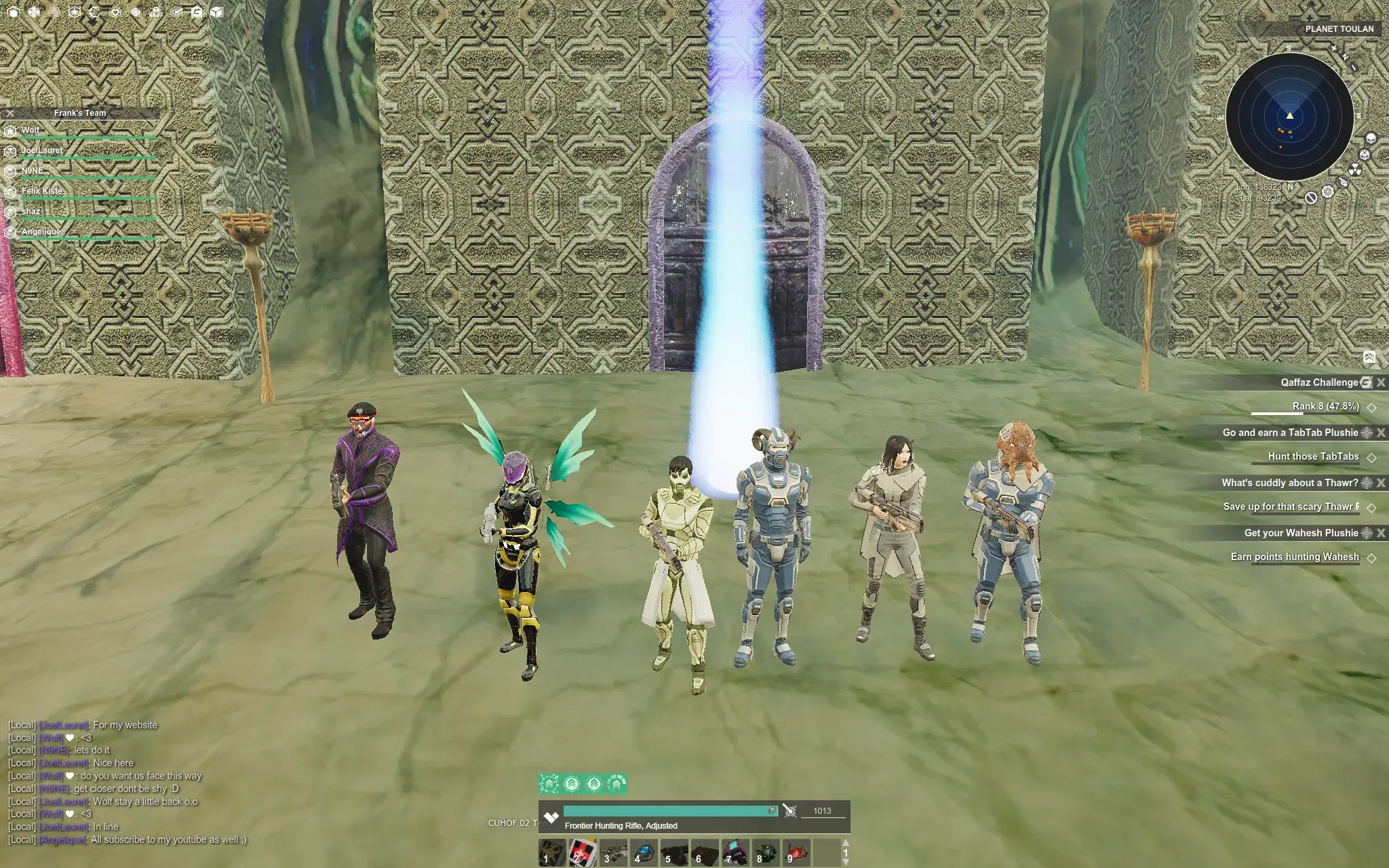 Entrance to CUHOF Instance in Toulan